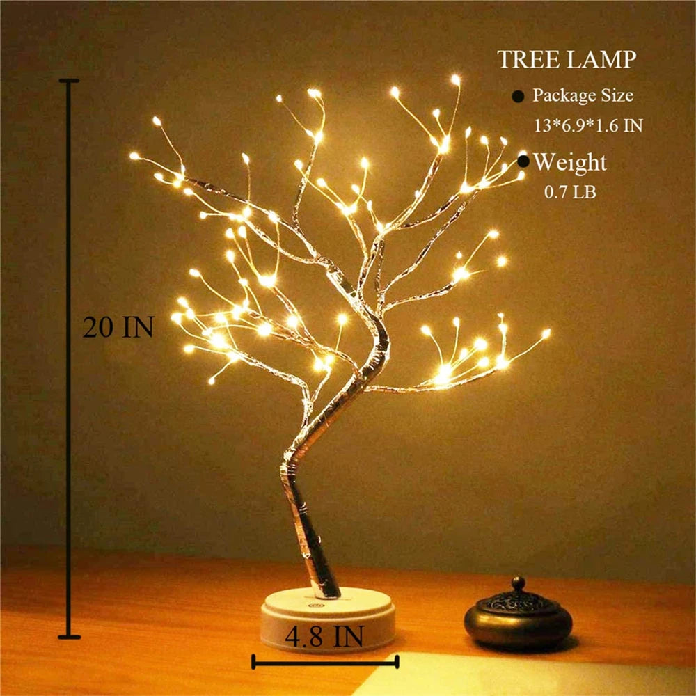 LED Night Light Mini Tree Lamp - Cozy Home