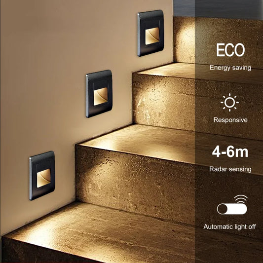LED-Wandleuchte für Treppen mit PIR-Sensor