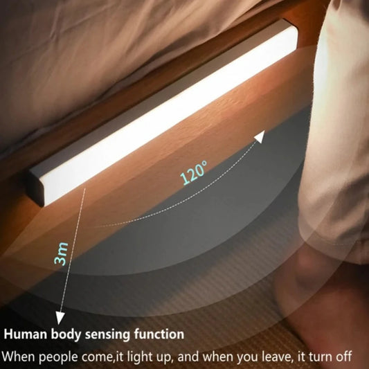 Magnetic Smart Human Body Induction Motion Sensor LED Night